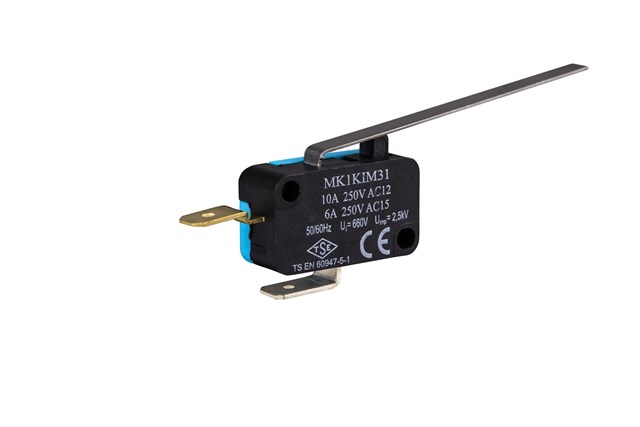 Metal Long Lever 1NO MK1 Series Micro Switch